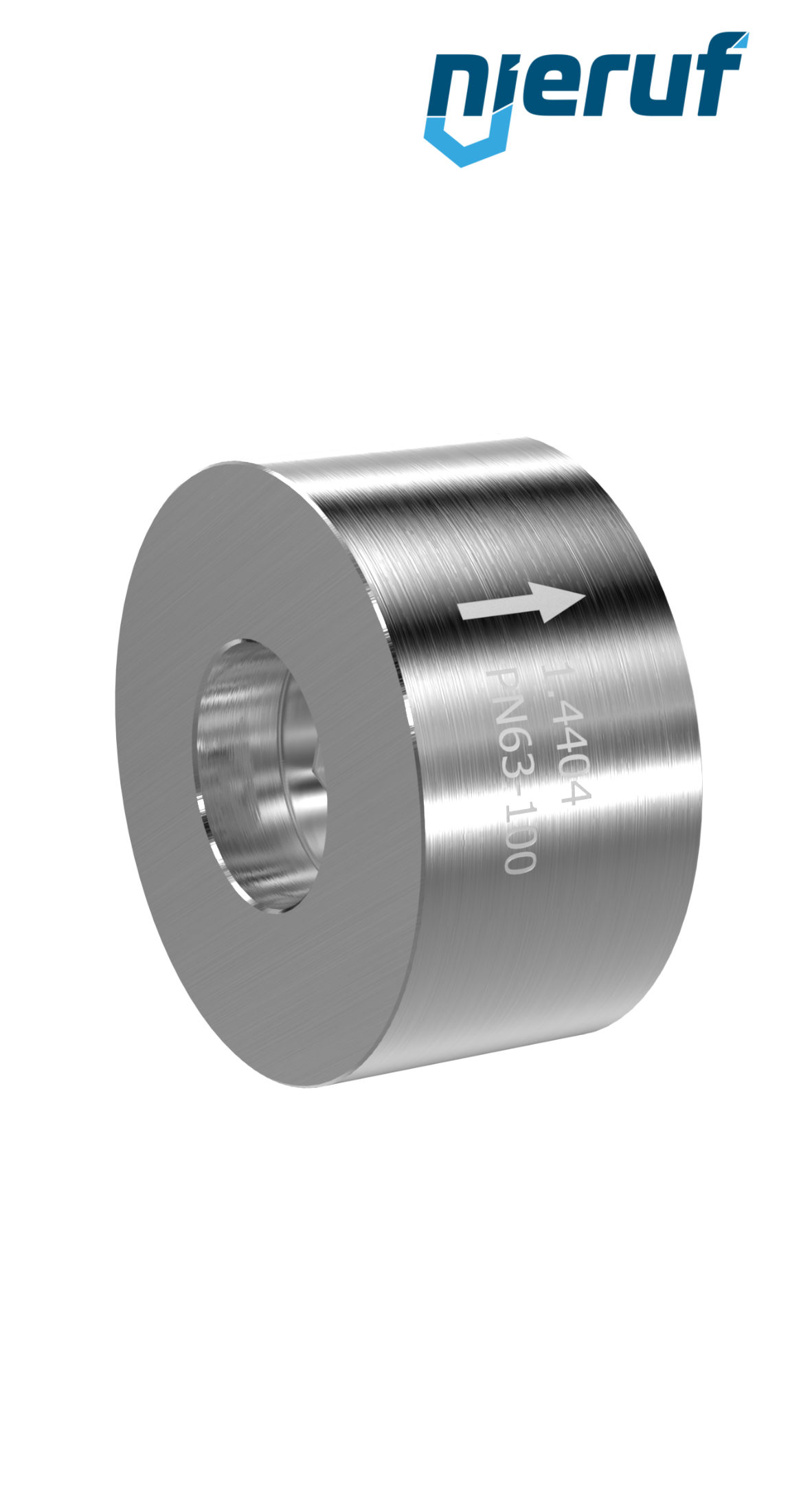 Zawór zwrotny DN40 stal nierdzewna 1.4404 NBR PN 63 do 100 (+ASME B16.5 / ANSI 600 i 900)