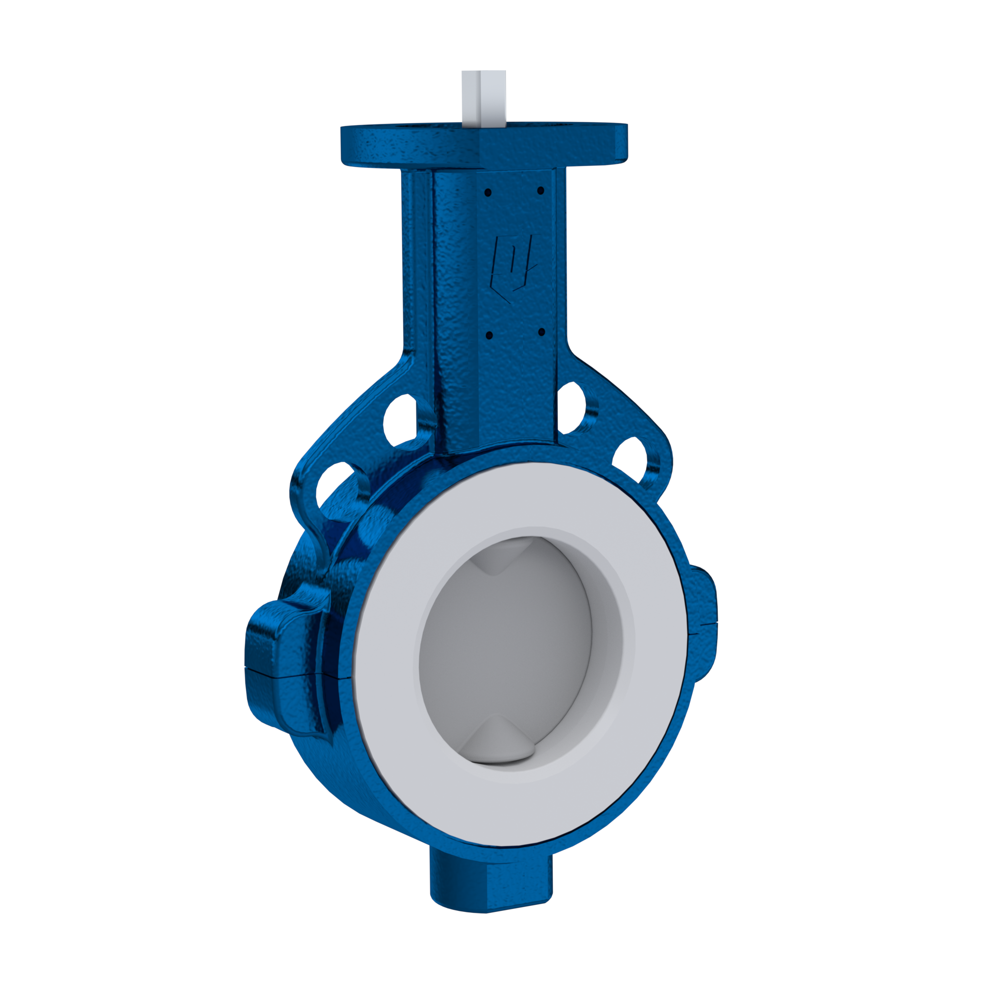 Przepustnica PTFE AK09 DN50 ANSI150 wkladka FKM