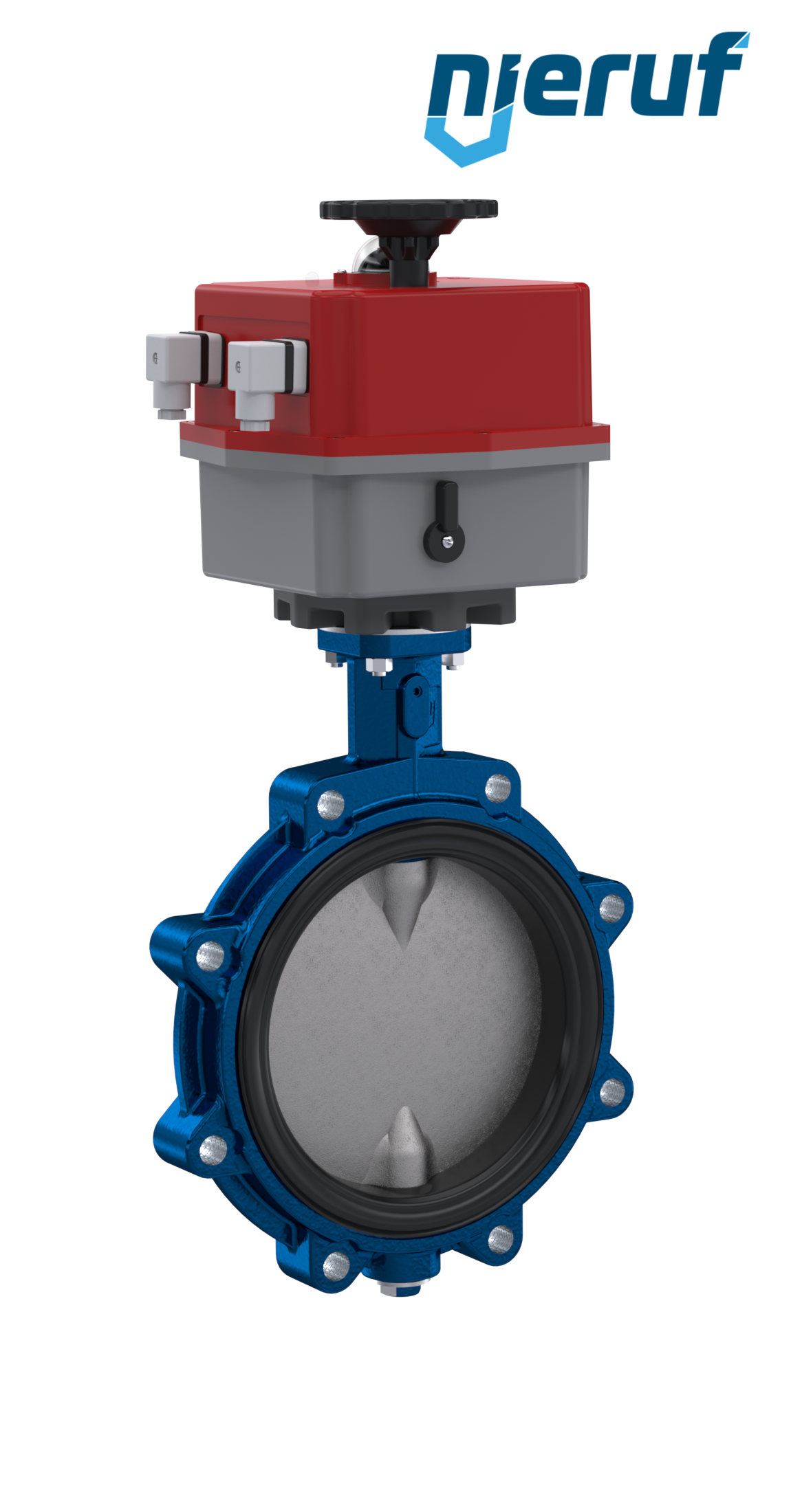 Przepustnica DN 150 dokołnierzowa/Lug elektroniczny napęd 24-240V FDA