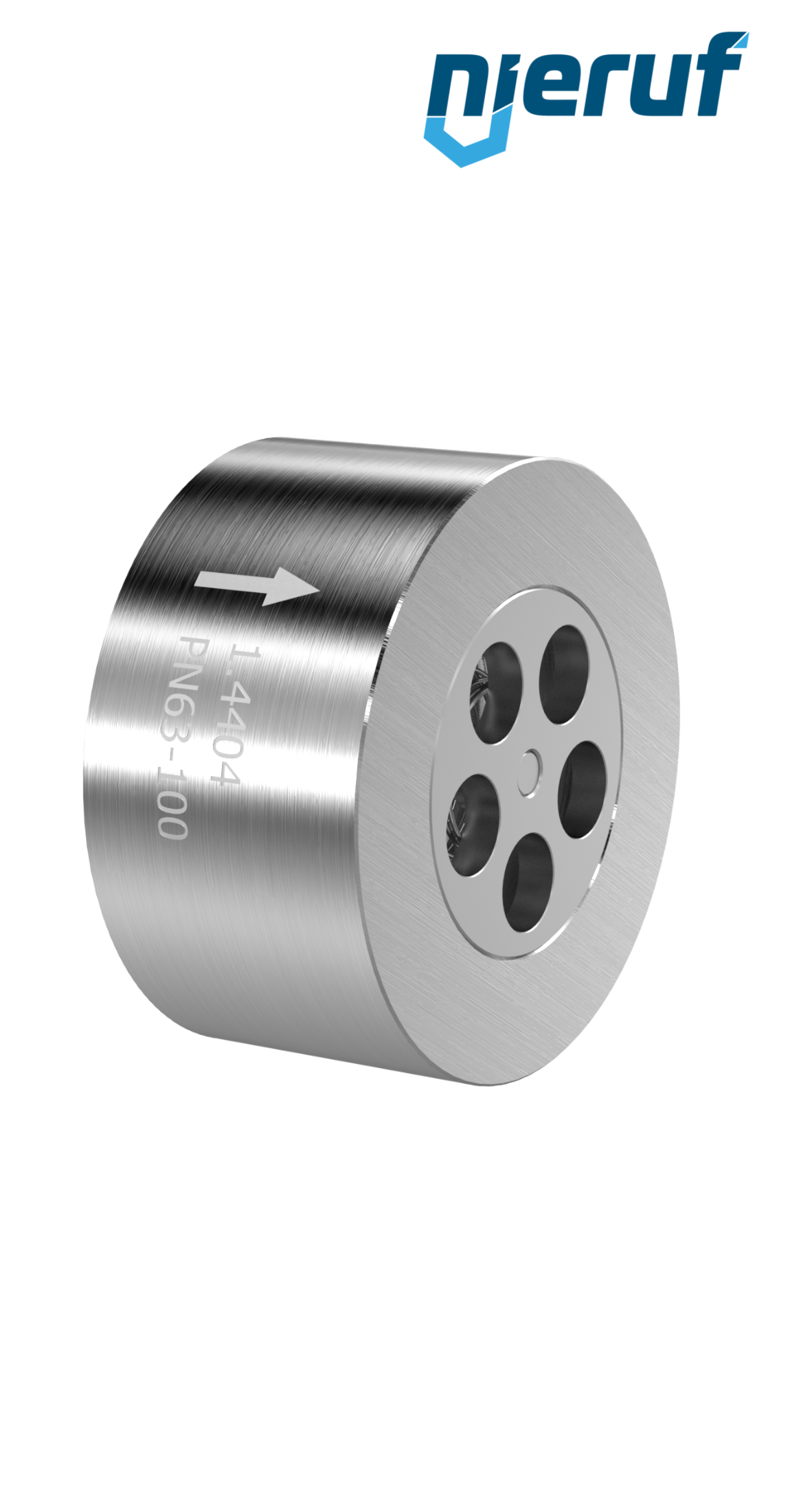 Zawór zwrotny DN40 stal nierdzewna 1.4404 FKM PN 63 do 100 (+ASME B16.5 / ANSI 600 i 900)