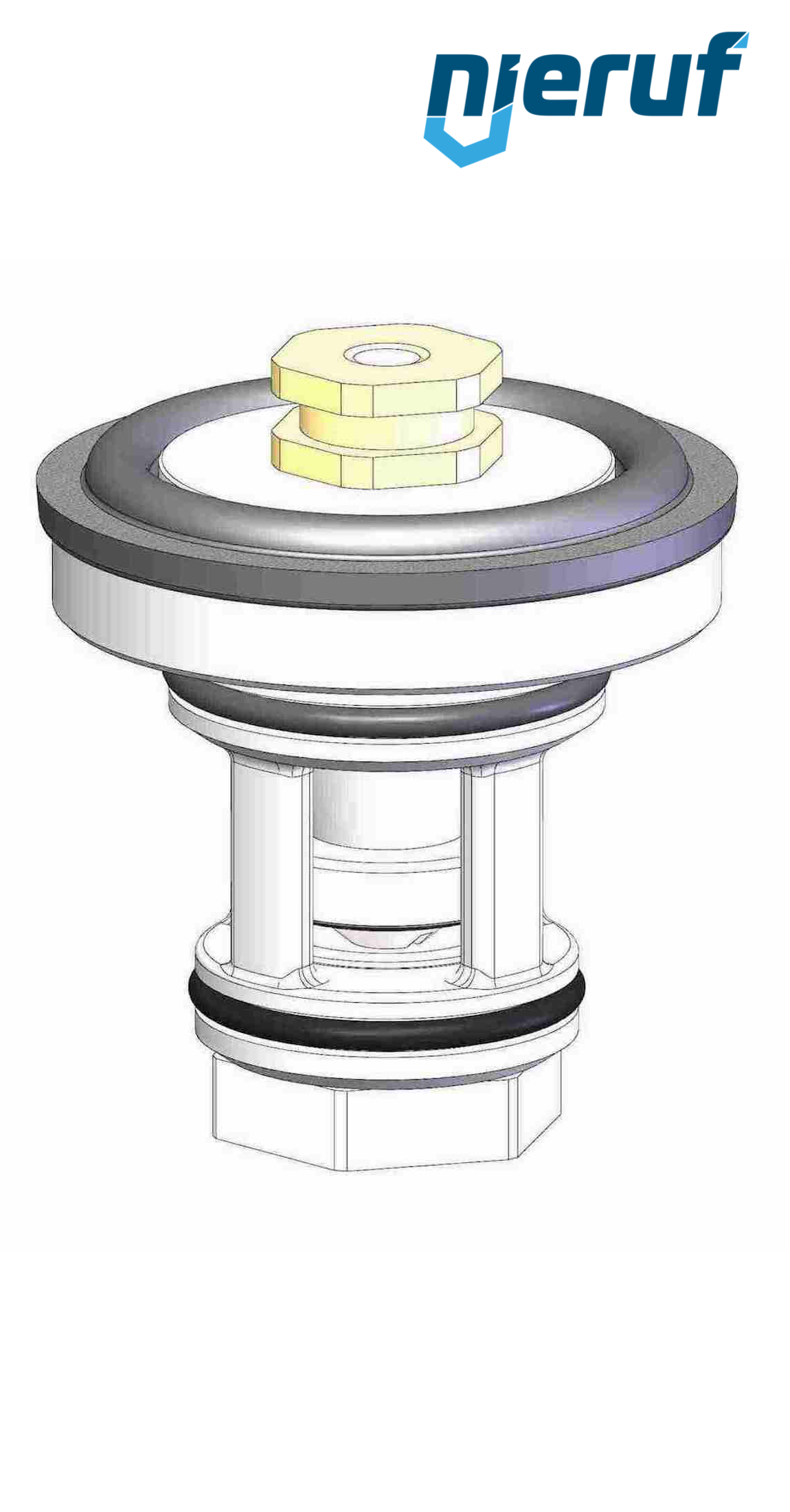 Wkład FKM UV12 DN20 - 3/4" cala