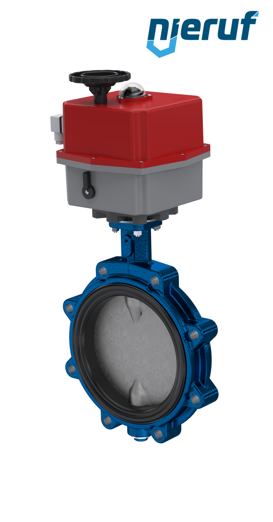 Przepustnica DN 150 dokołnierzowa/Lug elektroniczny napęd 24-240V FDA