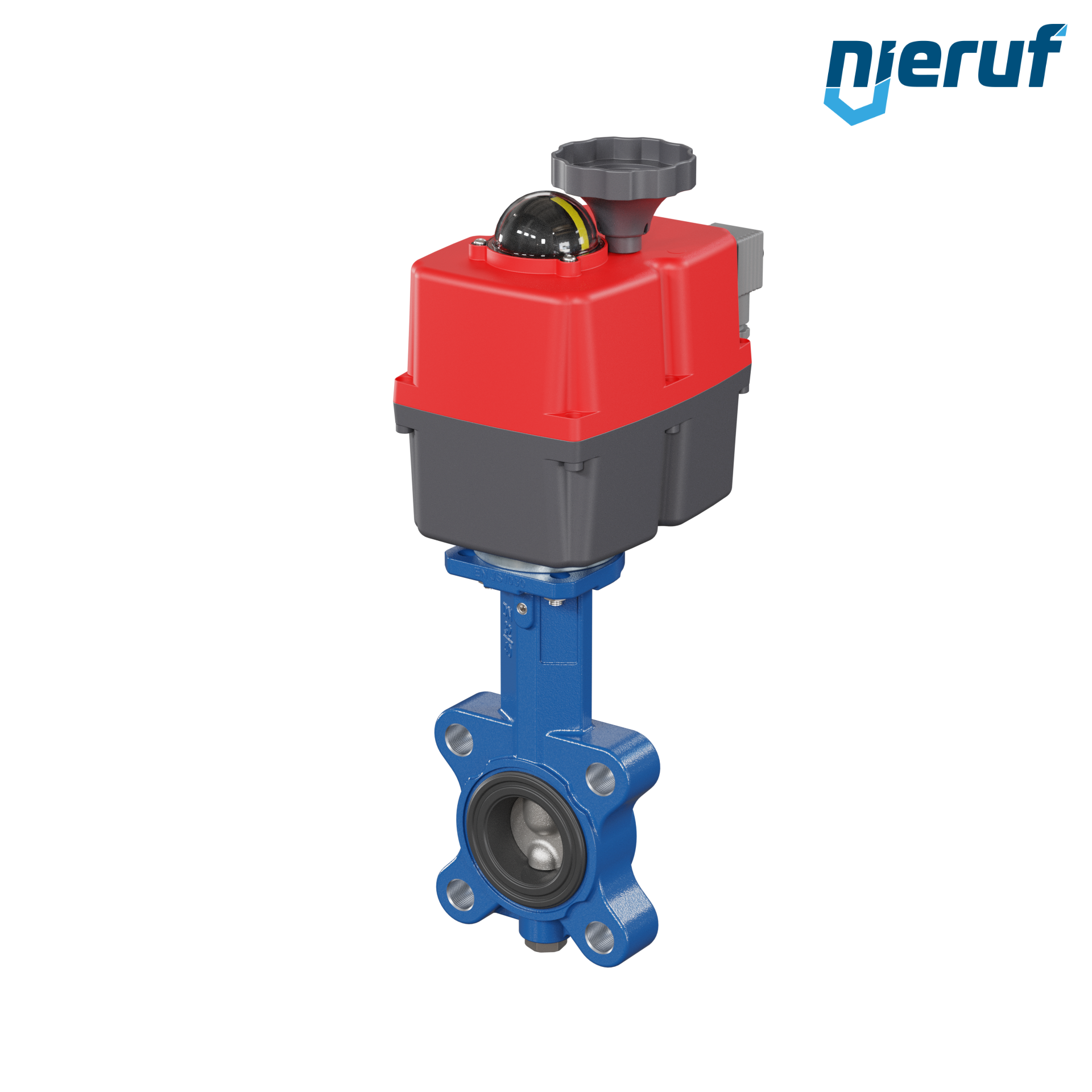 Przepustnica DN 40 dokołnierzowa/Lug elektroniczny napęd 24-240V DVGW woda pitna