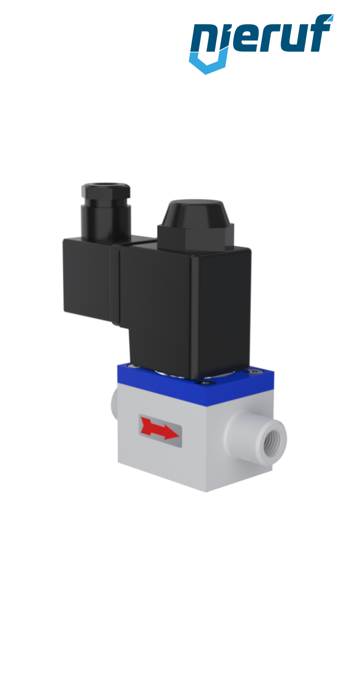 Zawór elektromagnetyczny PTFE DN2,0 KV02 EPDM 24V DC