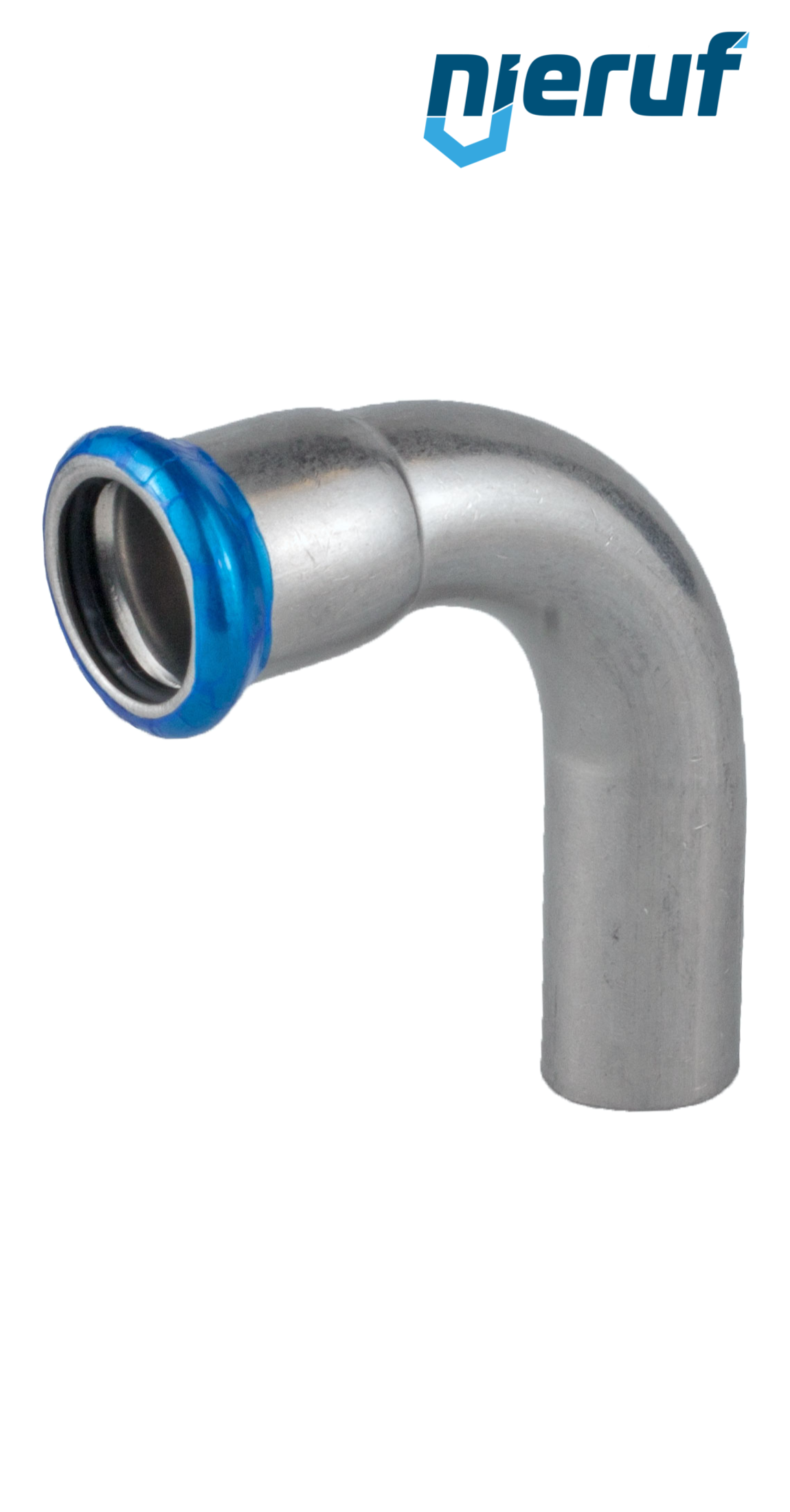 Złączka zaciskana Łuk 90° W x Z DN80 - 88,9 mm, r=1,2 Stal nierdzewna